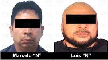 Estos son los dos presuntos cómplices del Rango. Crédito: FGR