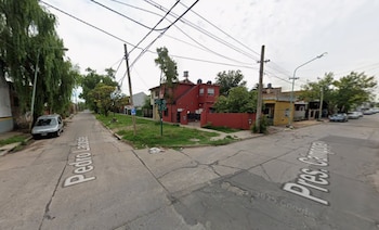 La zona de Pedro Lacoste y Cámpora, en Merlo, donde murió Cristian Horacio Ubisi tras una pelea entre vecinos (Google Maps)