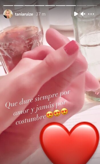 La primera foto de Tania