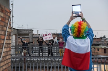 El DJ Francesco Cellini graba