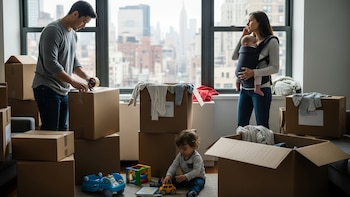 Cada vez más millennials con hijos se van de Nueva York por el alto costo y la falta de acceso al cuidado infantil