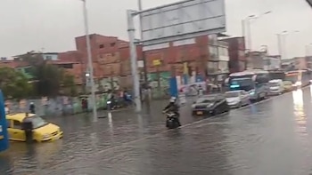 El tráfico en Bogotá se