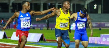 Ronal Longa, plata los 100 m de los Panamericanos juveniles - crédito COC