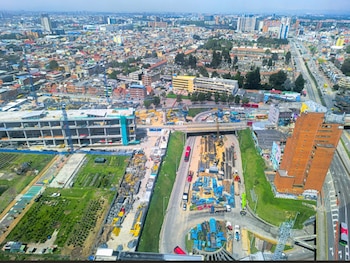 La Estación Metro 26 integrará la primera línea del Metro de Bogotá, el Regiotram de Occidente y Transmilenio en un nodo de movilidad - crédito RenoBo