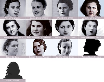 Las Trece Rosas-jovenes fusiladas por Francisco Franco en 1939