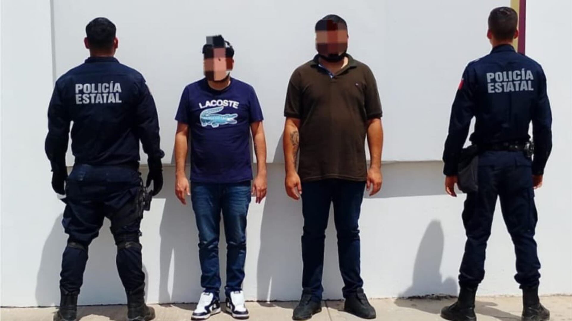 Uno de los agresores tuvo que ser llevado al hospital (SSP Sinaloa)