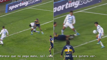 Conmebol dio a conocer los audios del VAR de Boca-Cruzeiro: el gol anulado a Merentiel y la mano de Lucas Romero