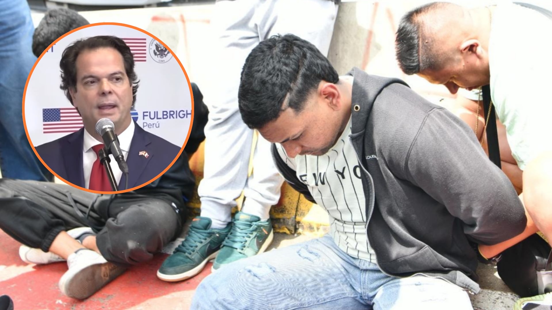 El embajador de Estados Unidos en Perú, Bernie Navarro, respaldó el convenio entre el FBI y la policía peruana para combatir el crimen organizado en el país. (Infobae Perú/PNP/Exitosa)