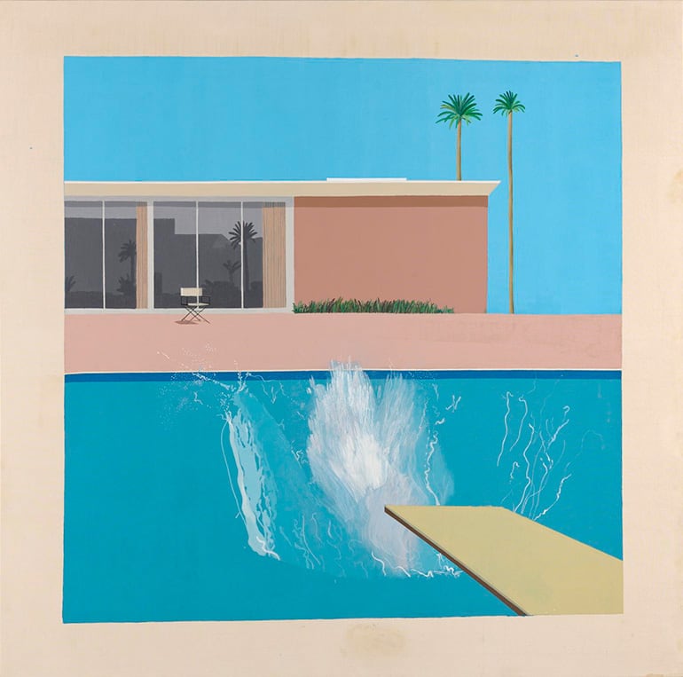'A Bigger Splash', obra realizada por David Hockney en 1967 (Foto: Tate Modern)