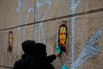 Integrantes del colectivo LGBT