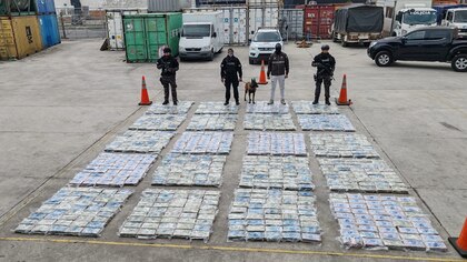 Ecuador: decomisaron una tonelada de clorhidrato de cocaína que tenía como destino Bulgaria