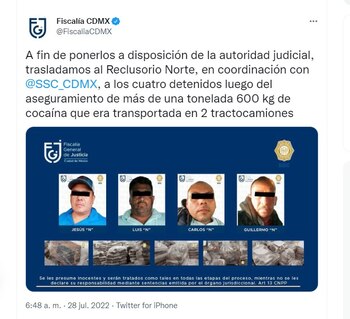 Los detenidos son originarios del