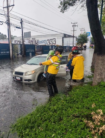 Inundación Valle Dorado Tlalnepantla
