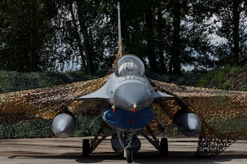 A Ukrainian Air Forces F-16