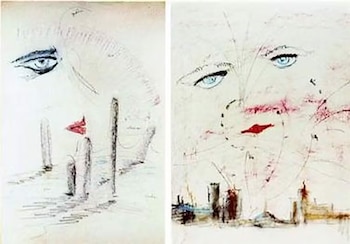 Bocetos preliminares de la portada