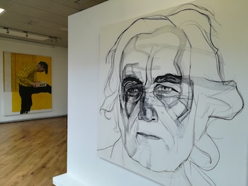 Retrato de Carlos Alonso en