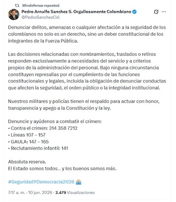 crédito @PedroSanchezCol/X