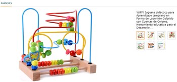 Yuff juguete didáctico aprendizaje temprano.