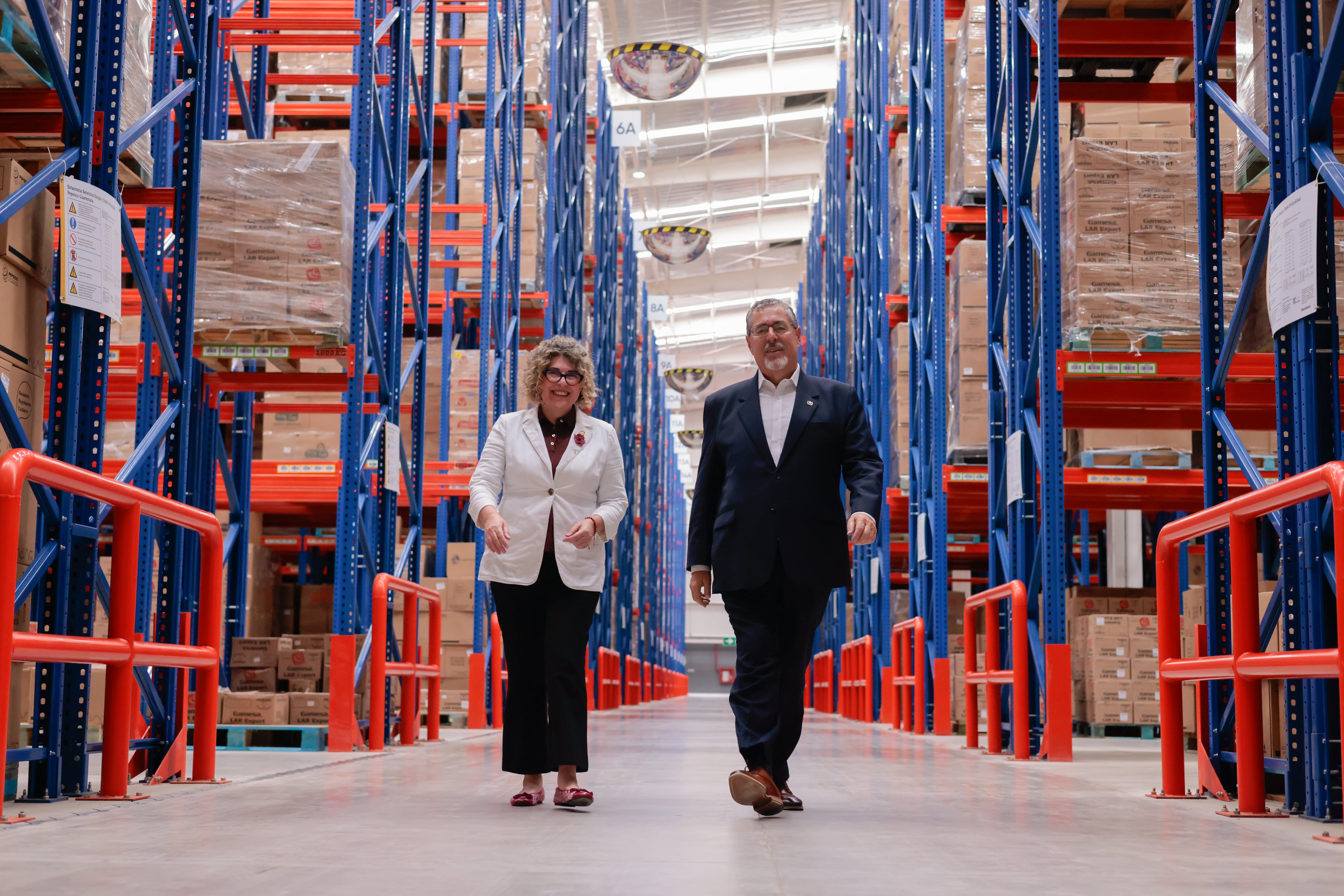 PepsiCo inauguró un centro de distribución en Quetzaltenango que sumará 180 empleos directos y 150 indirectos en Guatemala. (Secretaria de Comunicación Social de la Presidencia)