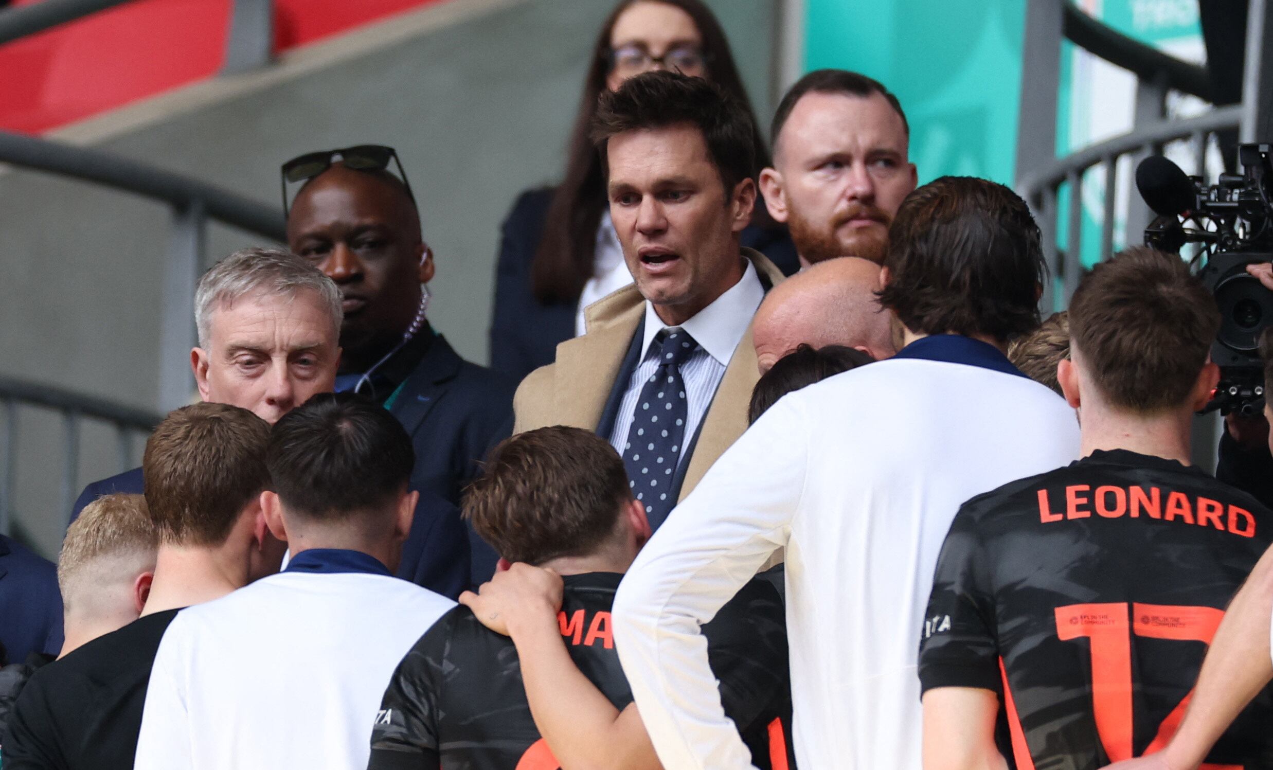 Tom Brady se involucró con el Birmingham City, su experiencia se está disponible en un documental de Amazon (Reuters/John Sibley)