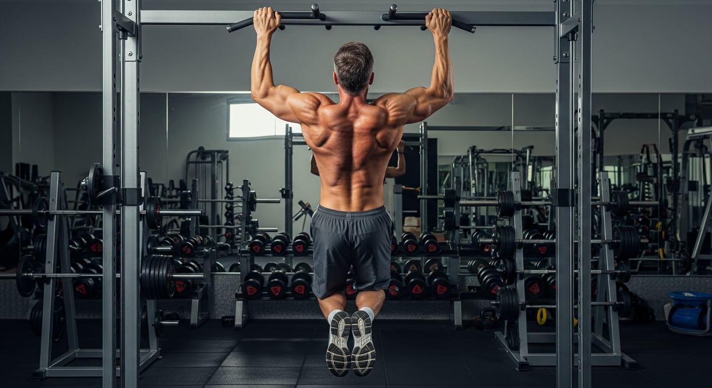 Las dominadas y el jalón al pecho activan eficazmente la espalda y los bíceps, destacando el control durante el descenso como factor clave (Imagen Ilustrativa Infobae)