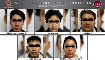 Brenda, de 19 años; Javier,