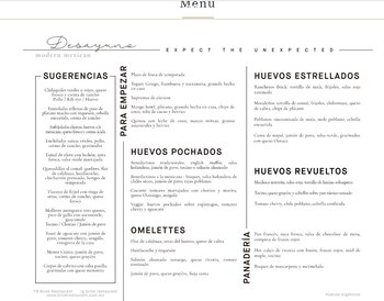 Restaurante Brick Menú (Foto: Facebook