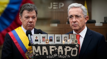 JEP - Juan Manuel Santos - Álvaro Uribe