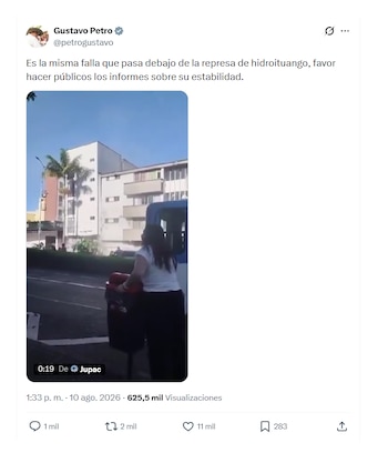 Gustavo Petro y sus comentarios sobre el terremoto