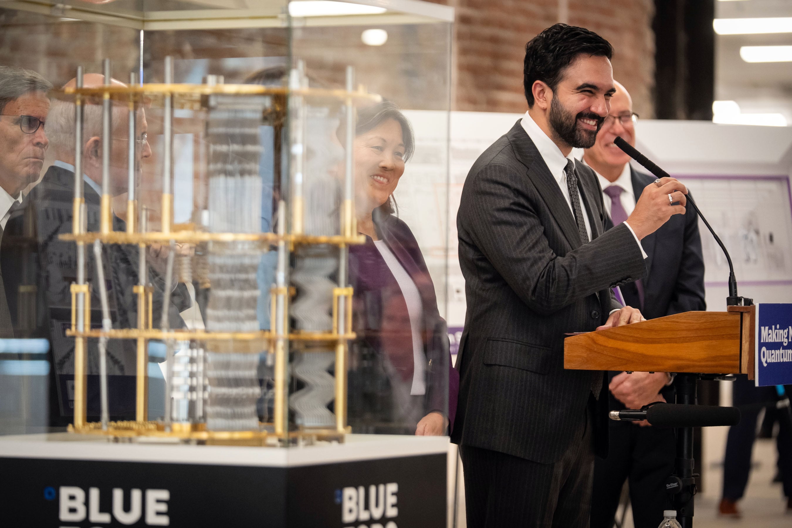 La ciudad de Nueva York recibirá el 15% de los ingresos por propiedad intelectual generados con los equipos del centro (Ed Reed/Mayoral Photography Office).