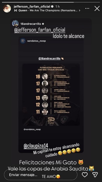 André Carrillo compartió historia en