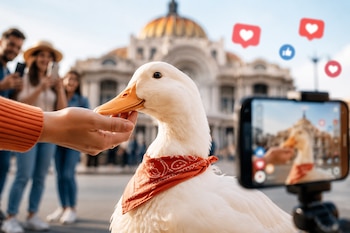 El pato Merlín, convertido en un fenómeno de las redes sociales durante el Mundial 2026, inspiró la iniciativa denominada "Ley Merlín", que busca garantizar el bienestar de los animales que participen en actividades que generen valor económico