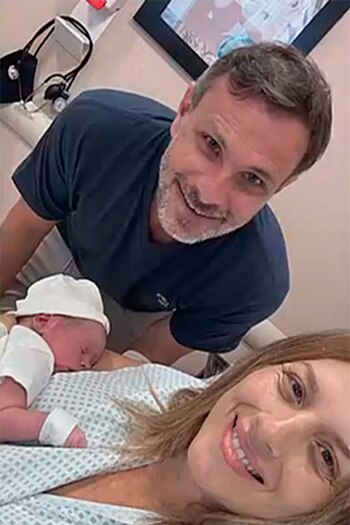 Nació Dante, el hijo de Soledad Larghi junto a Luciano Vitullo (América Noticias)