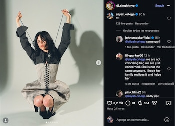 La hermana de Jenna Ortega reaccionó a la preocupación de sus seguidores por la pérdida de peso de la actriz