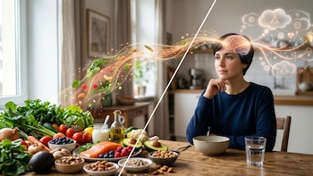 Así es como la alimentación puede influir en tu salud mental tanto como tus pensamientos