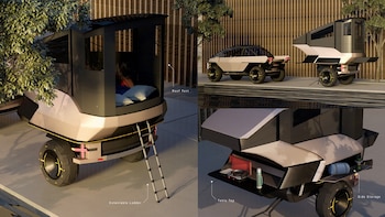 La parte trasera del Canoo