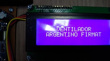El display del prototipo