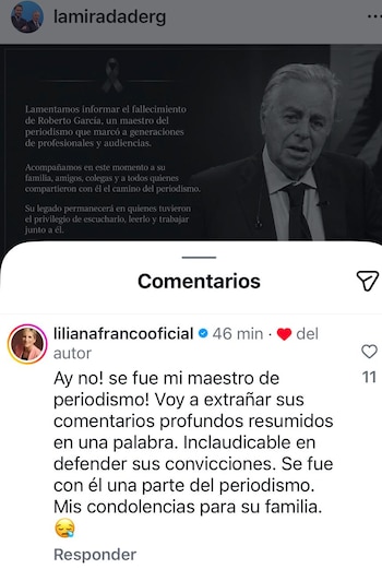 Liliana Franco o conhecia como