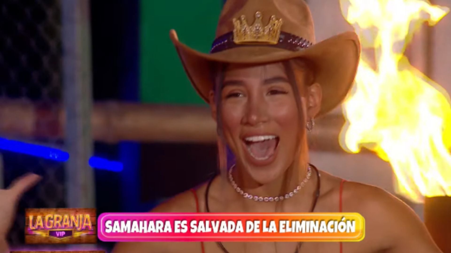 Samahara Lobatón celebra su permanencia en el reality junto a sus compañeros y la emoción del reencuentro familiar. YouTube: ‘La Granja VIP Perú
