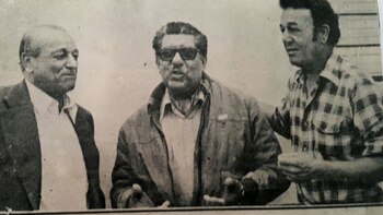 En la imagen Landa comparte