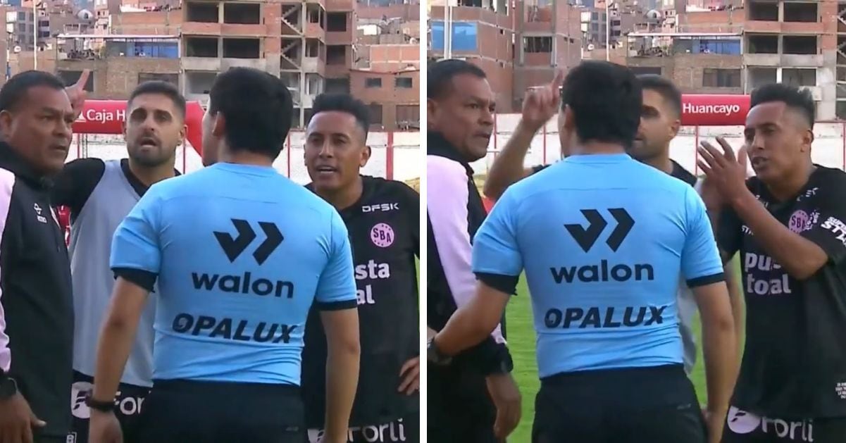 Christian Cueva realizó furioso reclamo a árbitro tras polémico penal que sentenció la derrota de Sport Boys ante Sport Huancayo.