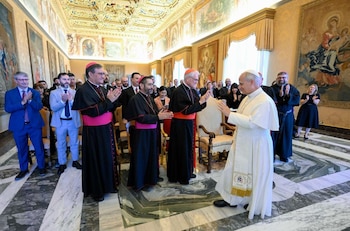 UTEP VATICANO REUNION PAPA