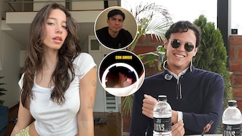 ¿Se contradicen? Carla Campos-Salazar niega beso con Alonso Grimaldo, pero él admite que en las imágenes “se vio” lo que pasó