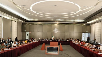 Gobernador de Chiapas advierte que reunión con la Sección 7 de la CNTE será de “mucho beneficio”. (Foto: X/@mario_delgado)