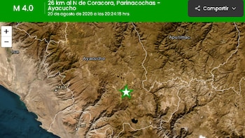 Ayacucho vuelve a temblar: segunda réplica de magnitud 4.0 ocurrió al norte de Coracora horas después del terremoto de 7.2