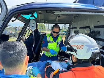 Un hombre que resulto herido