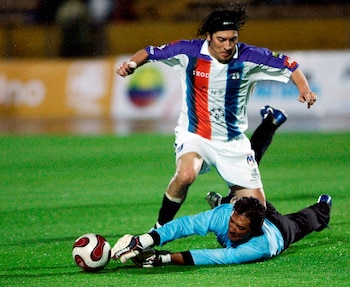 En la imagen, el exarquero