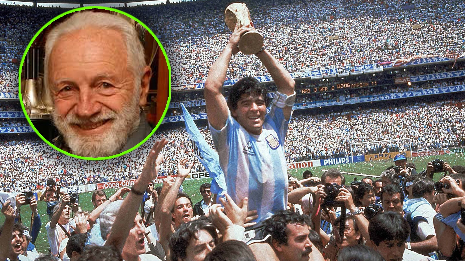 Maradona, la Copa del Mundo y Dal Monte, nacido en 1931