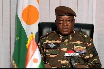 El general nigerino Abdourahamane Tiani,