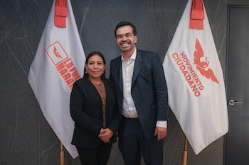 Jorge Álvarez Máynez da la bienvenida a diputados ‘chapulines’ de Morena en Campeche
